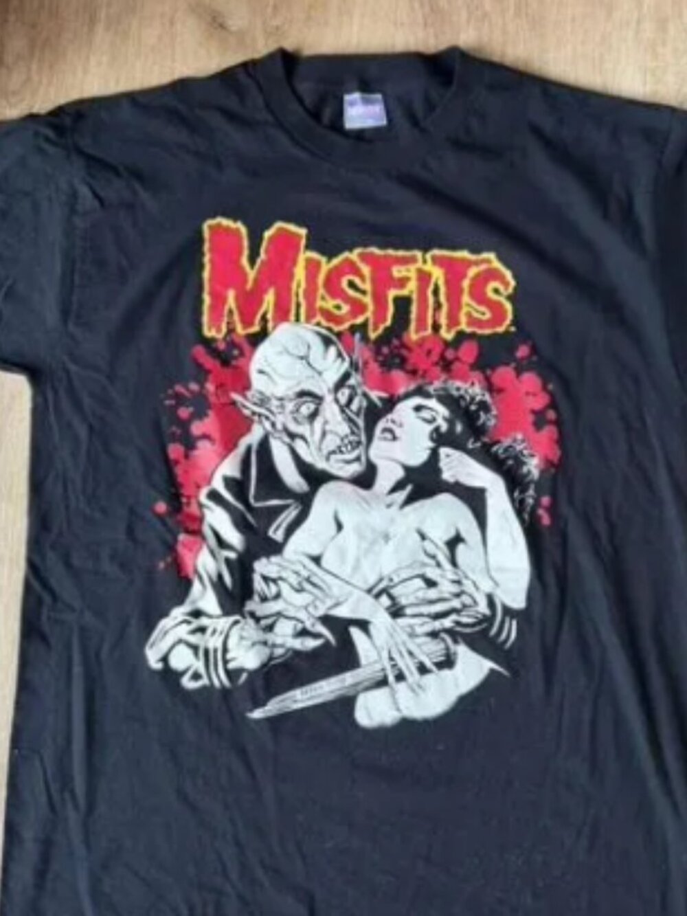 Misfits Horror Graphic Band T-Shirt Black